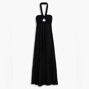 KHAITE Annika cutout halterneck midi dress XS